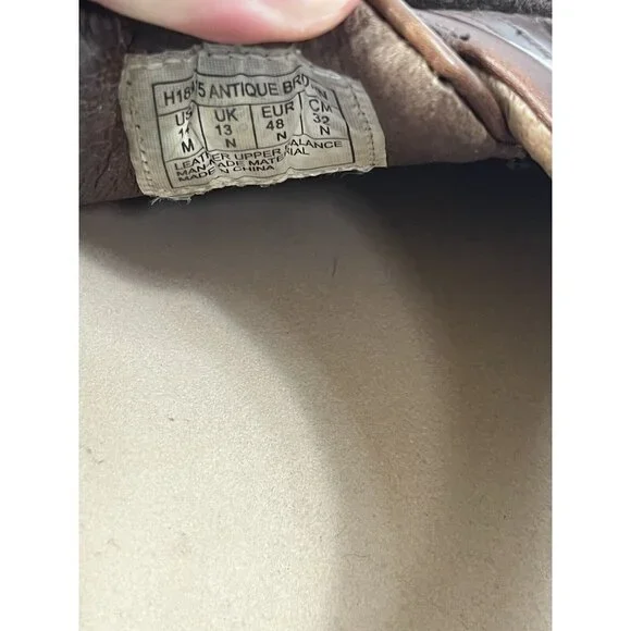 Hush Puppies The Body Shoe Size 14 Brown Leather Lace Up Men's Oxford - Picture 6 of 15